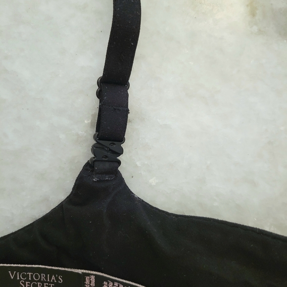 Victoria’s Secret Body By Victoria Black Lined Demi Bra Size 34D - Picture 5 of 10